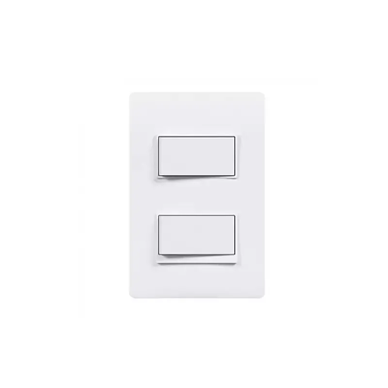 Interrruptor Doble Blanco
