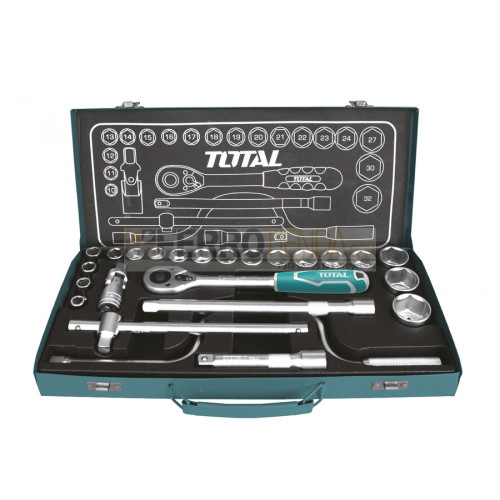 JGO DE Herramientas C/Rachet 1/2 24 PZS