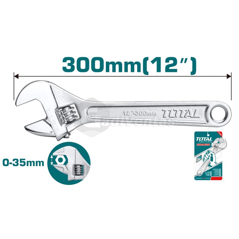 Llave Francesa Indust 300MM 12 M/Antid