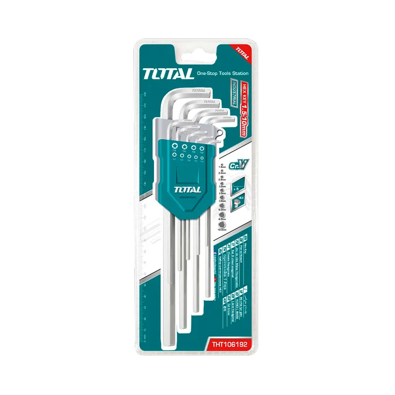 Juego De Llaves Hexagonales Indus 9PZS