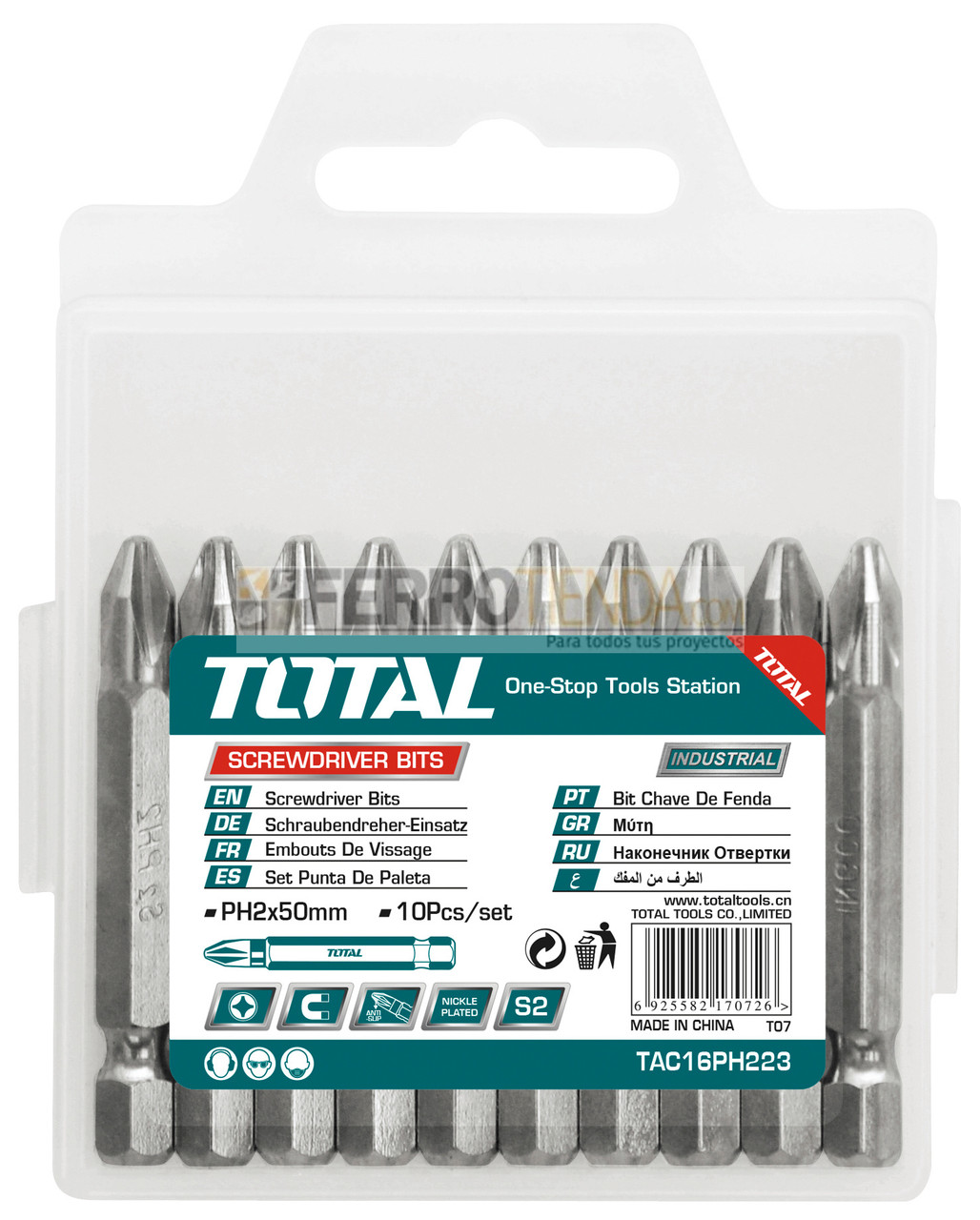 Juego De Puntas Estrella Indust 10 PZ