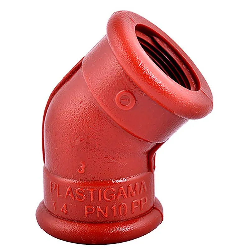 Codo Plastigama 3/4 x 45°